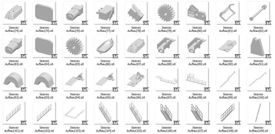 Deck construction Seaway Condor   ------     Seabex one 3D print model_10