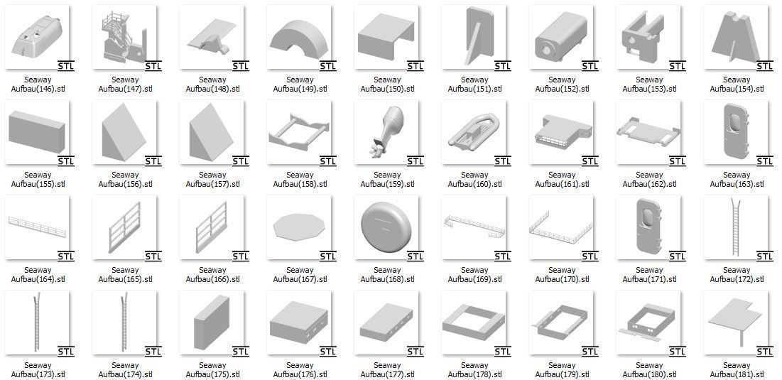 Deck construction Seaway Condor   ------     Seabex one 3D print model_12