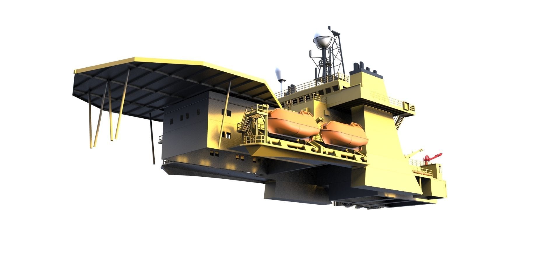 Deck construction Seaway Condor   ------     Seabex one 3D print model_4