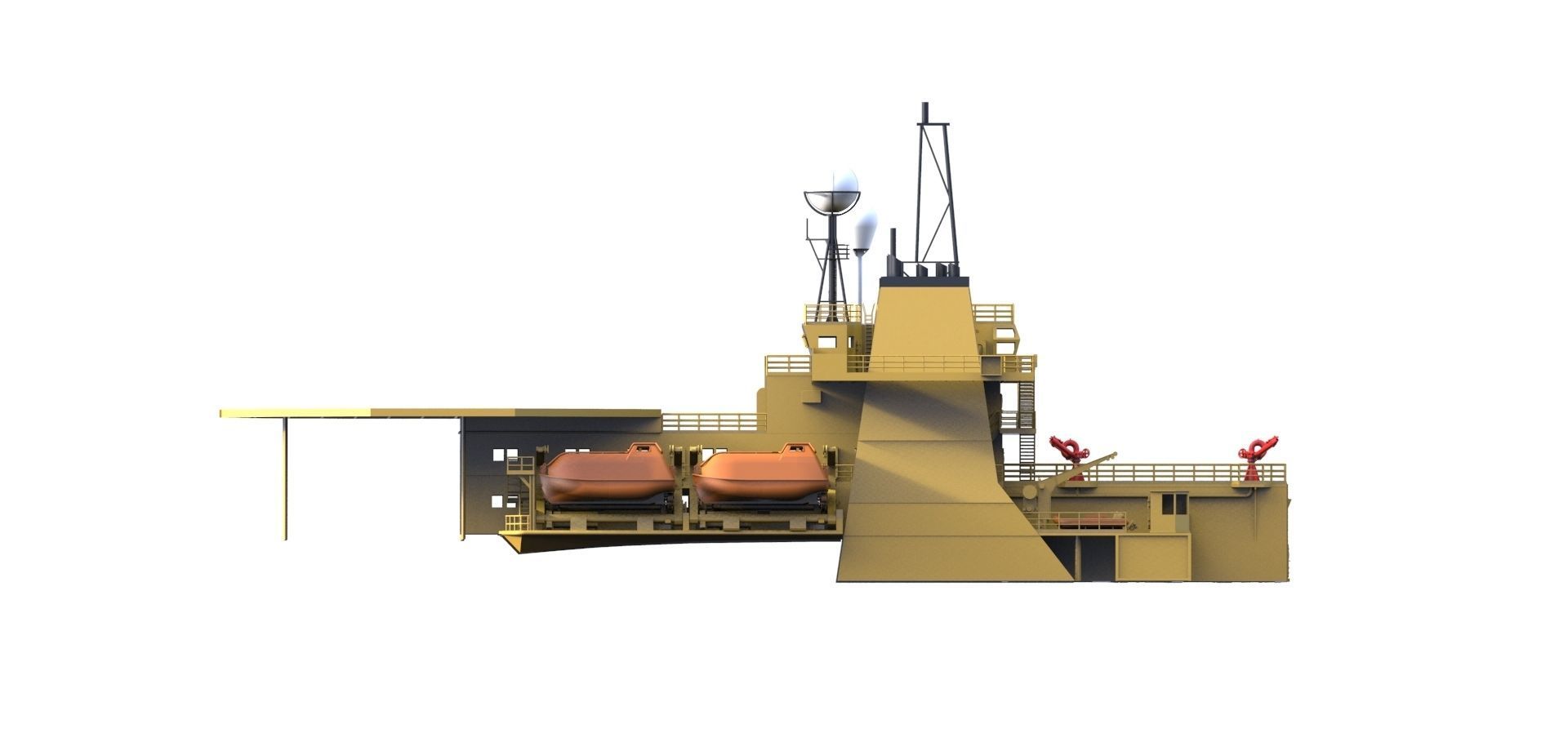 Deck construction Seaway Condor   ------     Seabex one 3D print model_5
