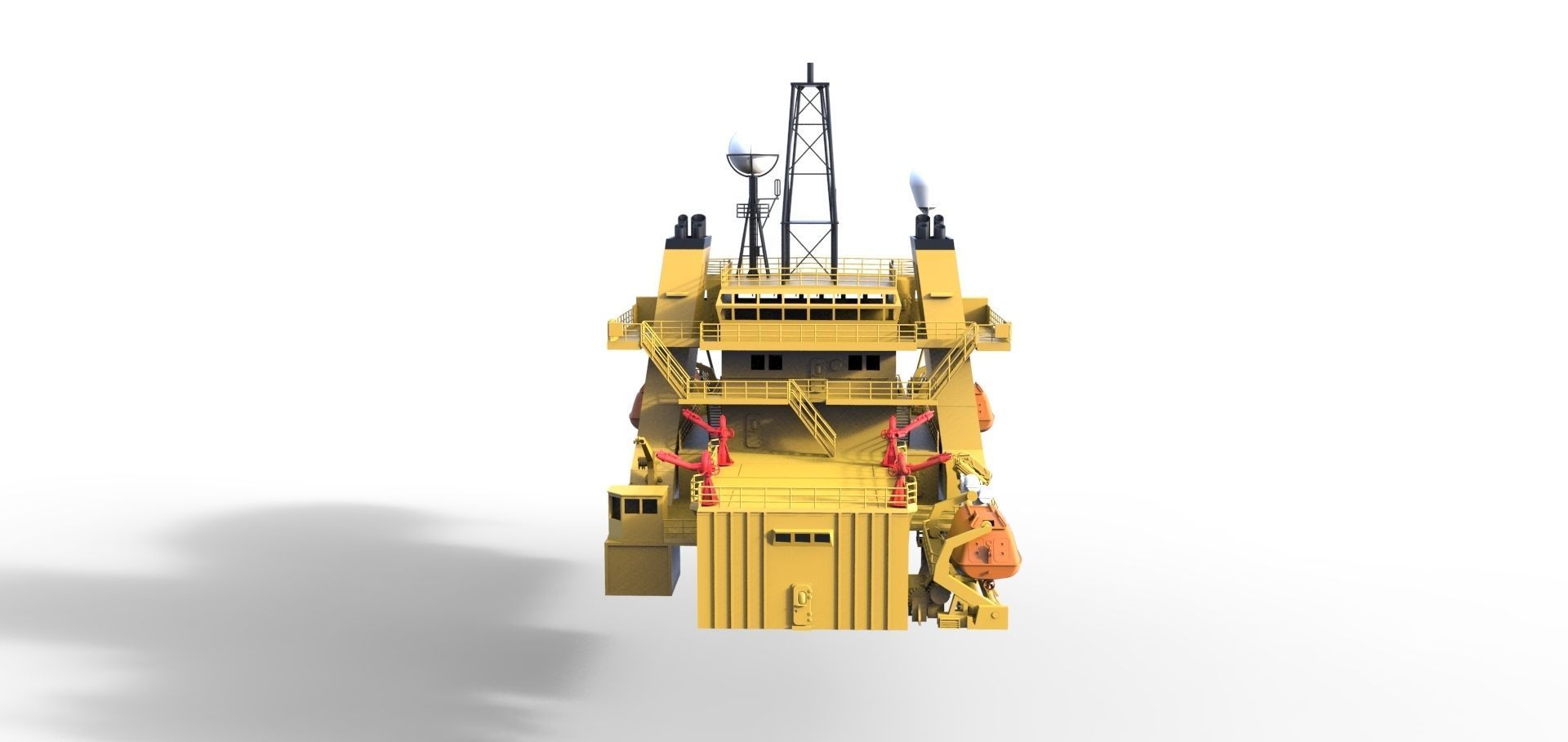 Deck construction Seaway Condor   ------     Seabex one 3D print model_1