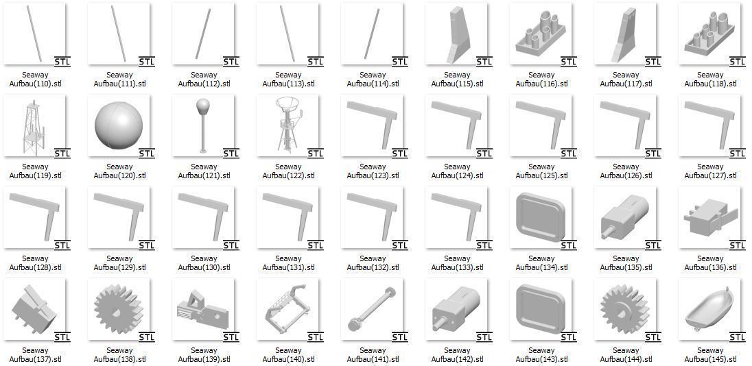 Deck construction Seaway Condor   ------     Seabex one 3D print model_11
