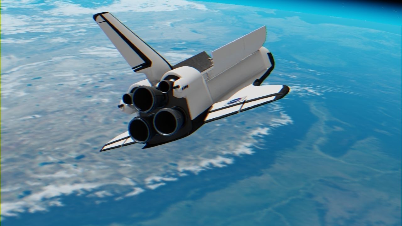 Space mission scene rigged astronaut 3D model_19