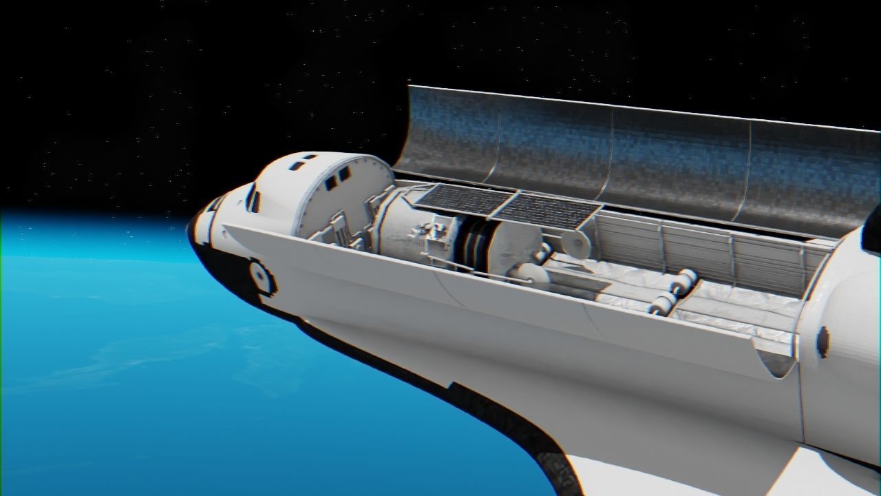 Space mission scene rigged astronaut 3D model_11