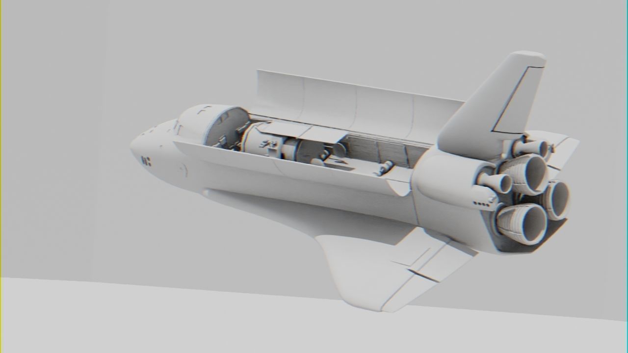 Space mission scene rigged astronaut 3D model_40