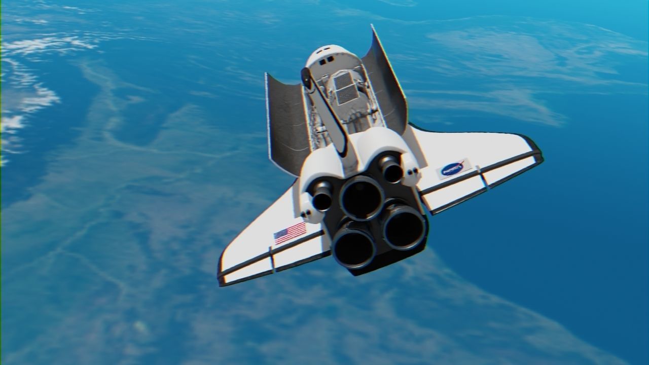 Space mission scene rigged astronaut 3D model_20