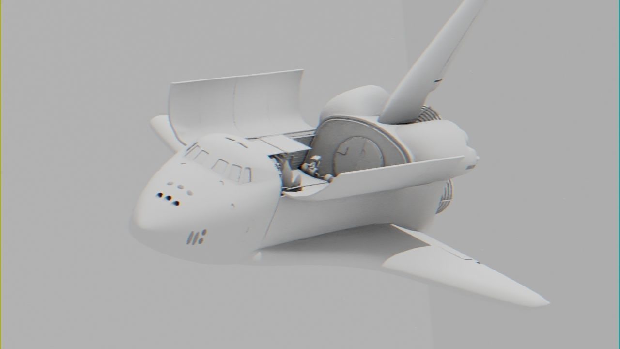 Space mission scene rigged astronaut 3D model_37