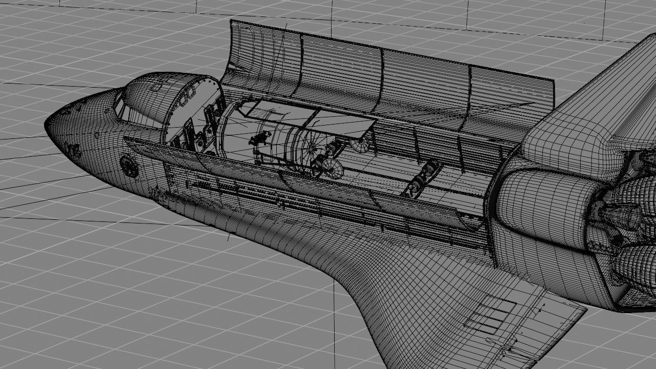 Space mission scene rigged astronaut 3D model_46