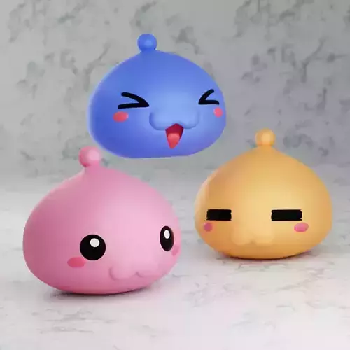 RAGNAROK ONLINE PORING DROPS MARIN MMORPG 3D print model