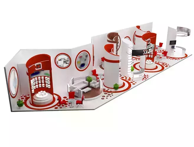  Booth Exhibition Stand a461b