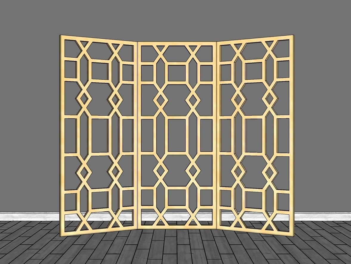 Decorative Panel 7 3D model_6