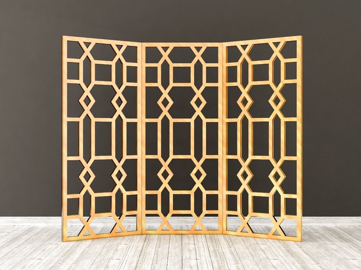 Decorative Panel 7 3D model_2