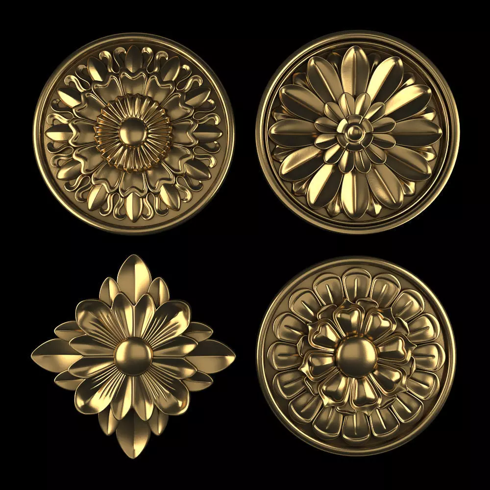 Rosettes 13 3D model_0