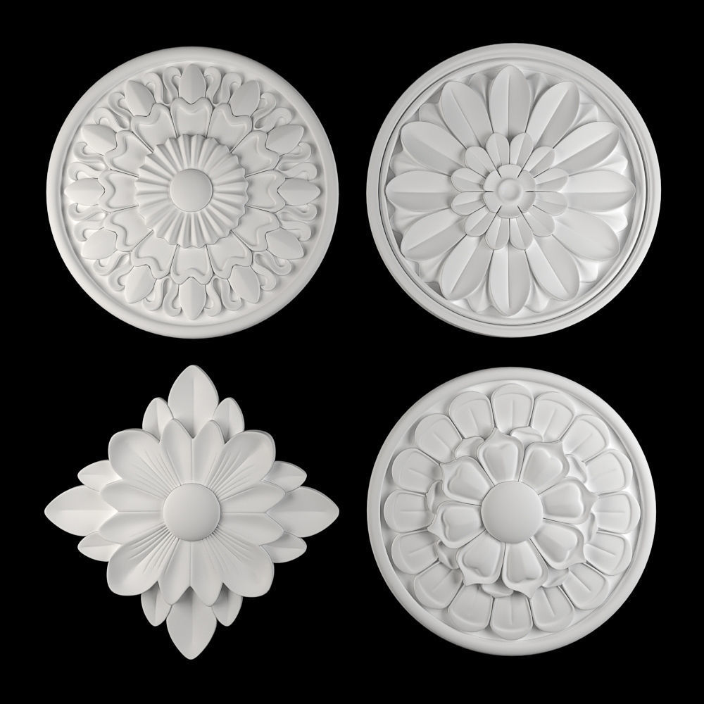 Rosettes 13 3D model_1