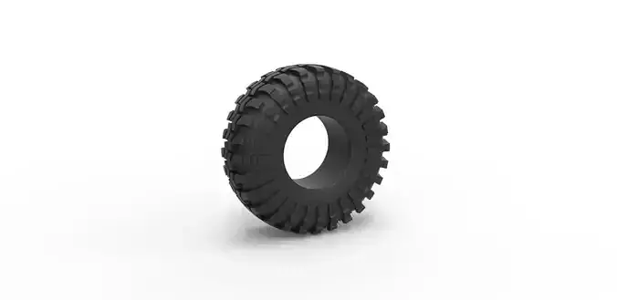 Offroad tire 35 Scale 1 to 25