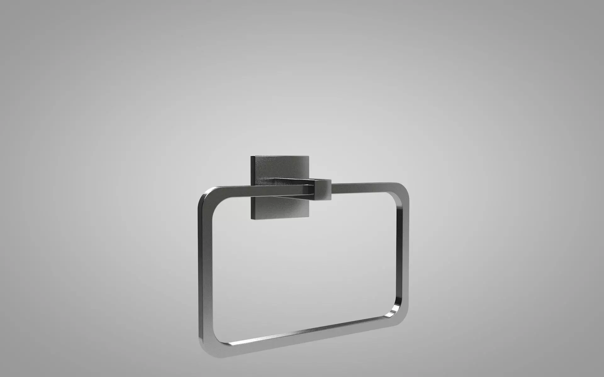 Towel Hanger Free low-poly 3D model_0