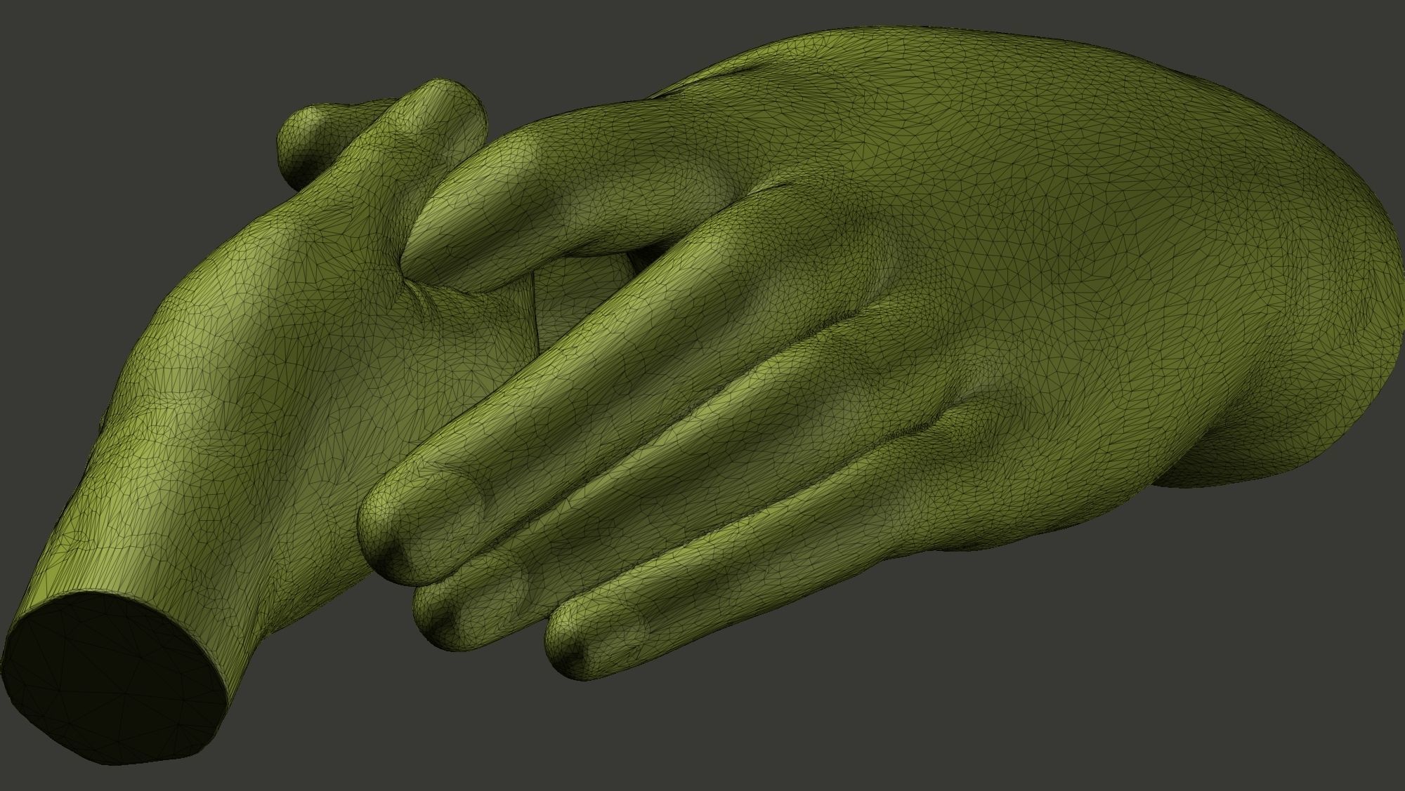 Mother and Baby Hands 3d print model 3D print model_13