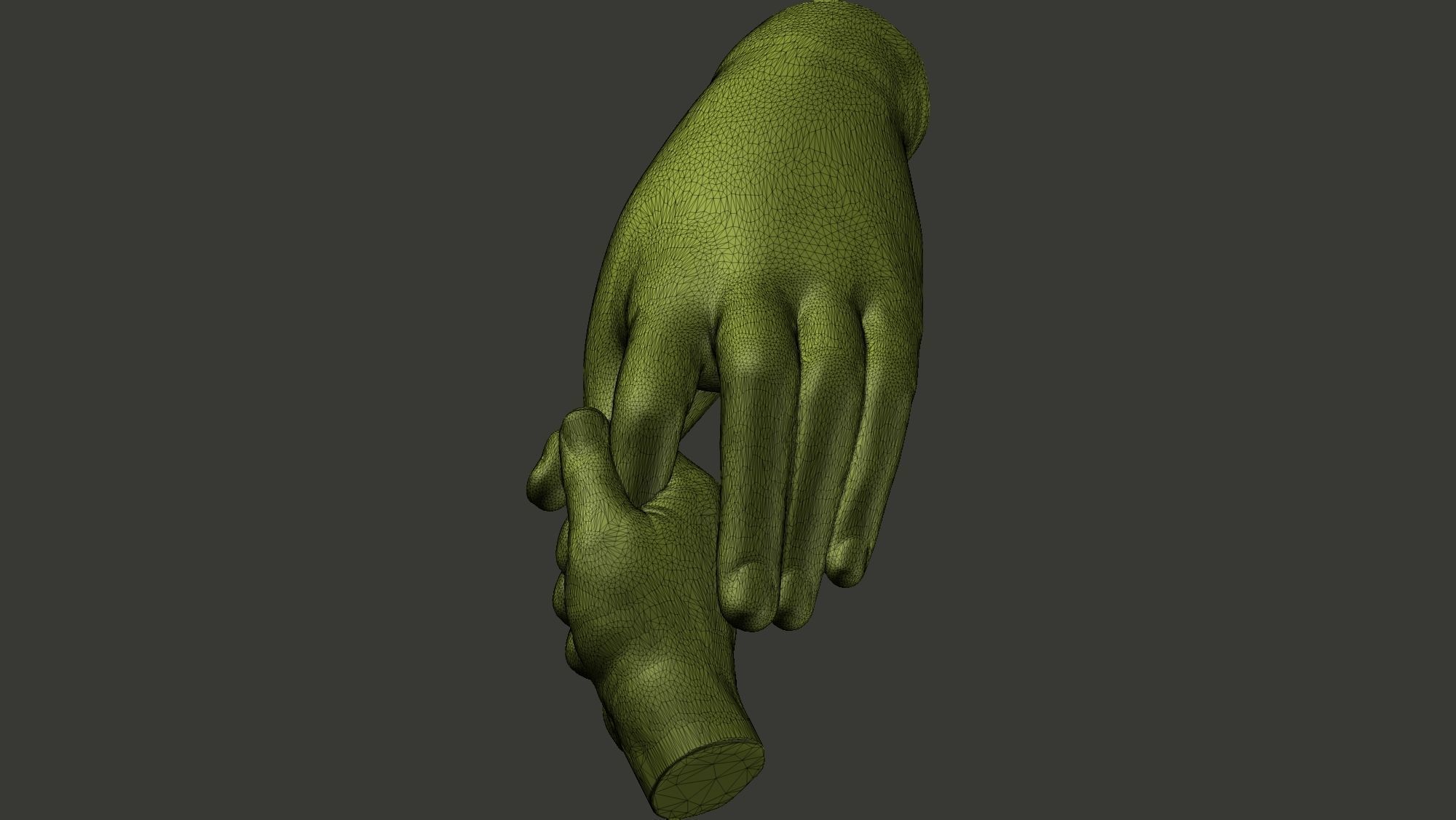 Mother and Baby Hands 3d print model 3D print model_20