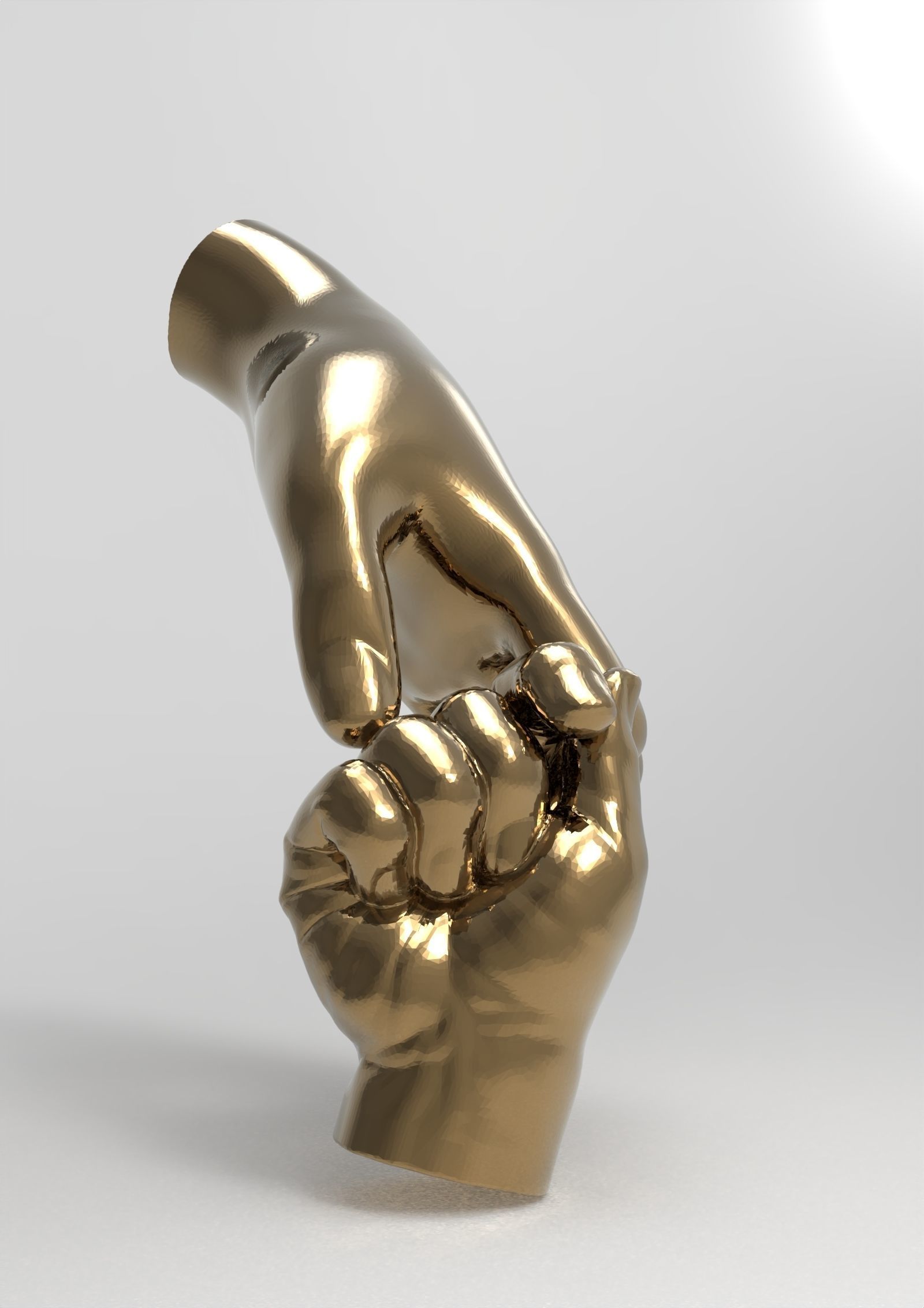 Mother and Baby Hands 3d print model 3D print model_28