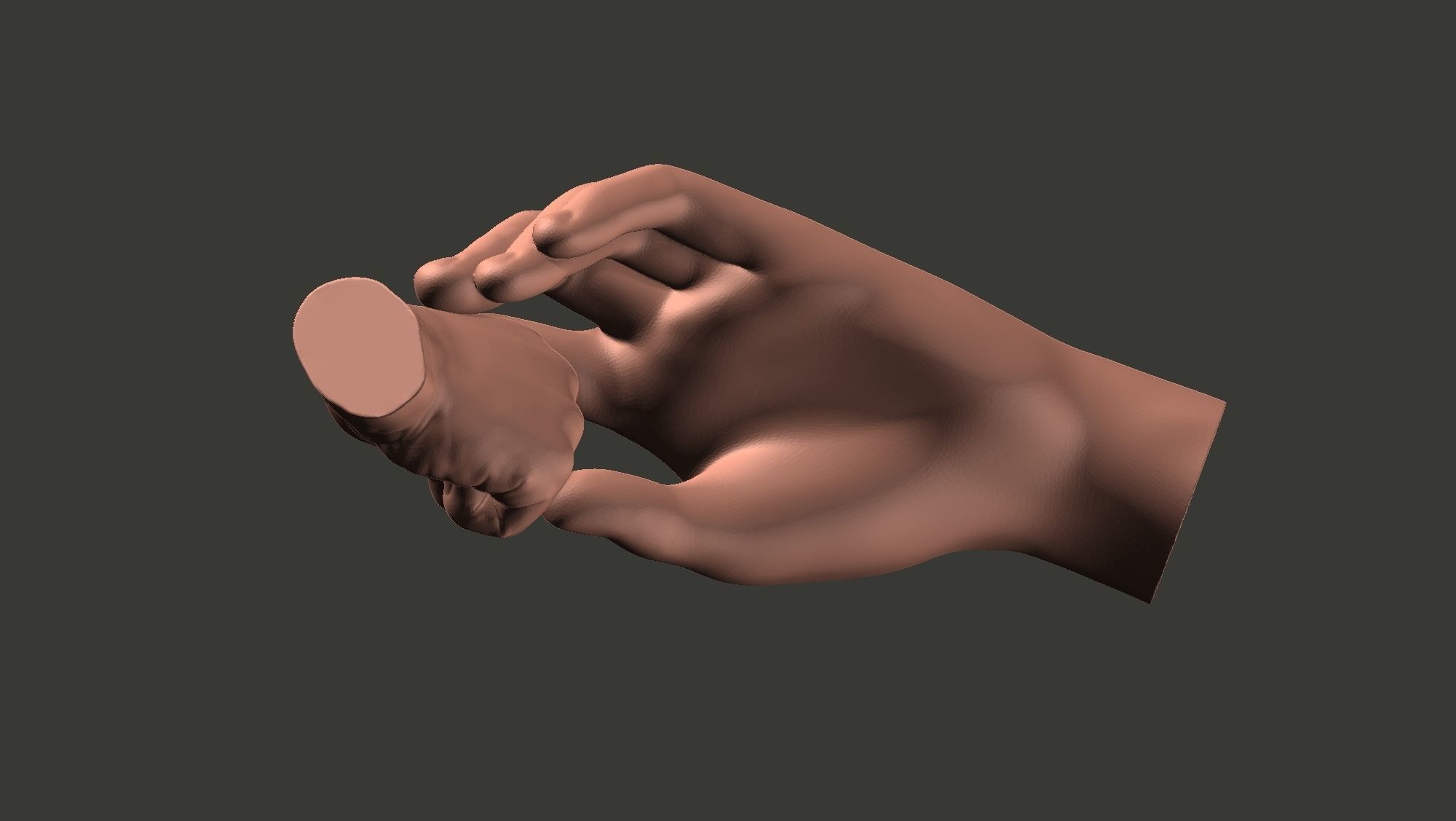 Mother and Baby Hands 3d print model 3D print model_12