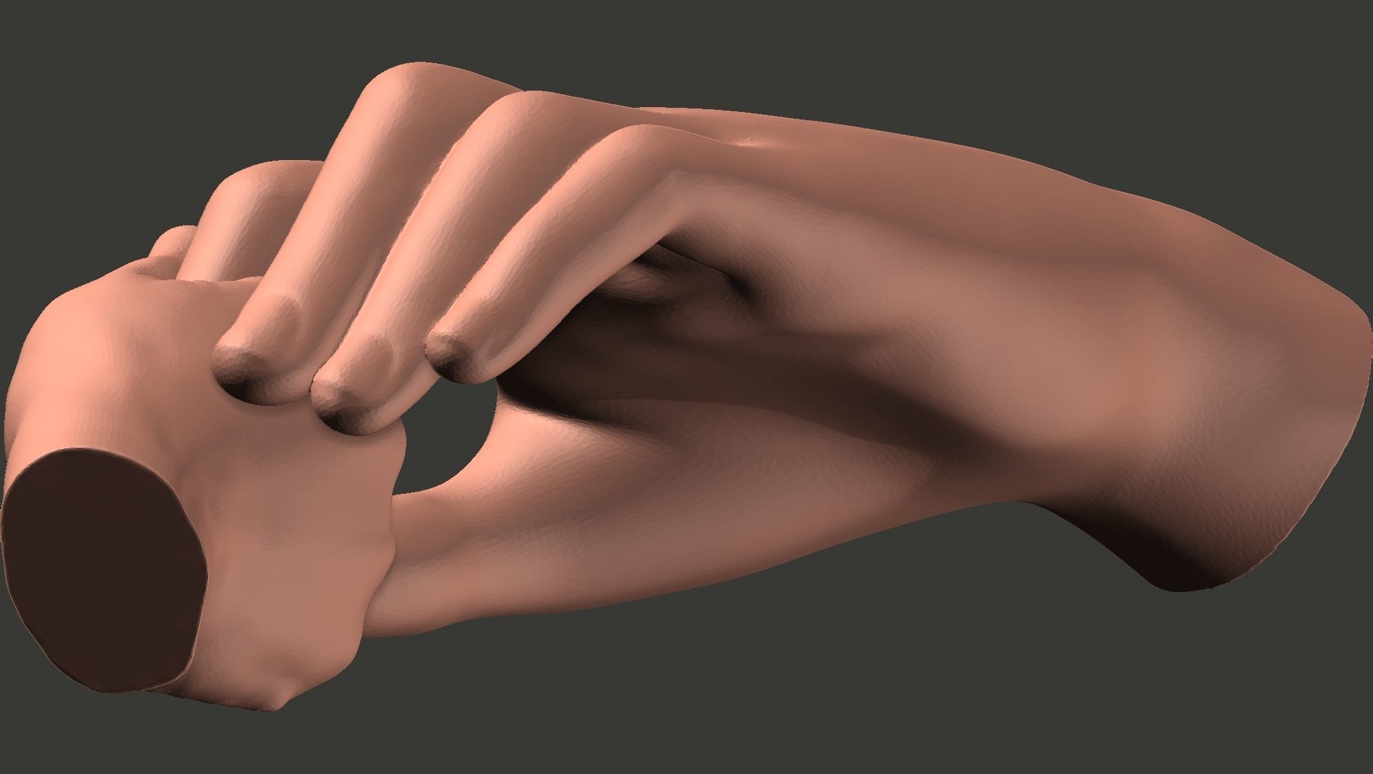 Mother and Baby Hands 3d print model 3D print model_24