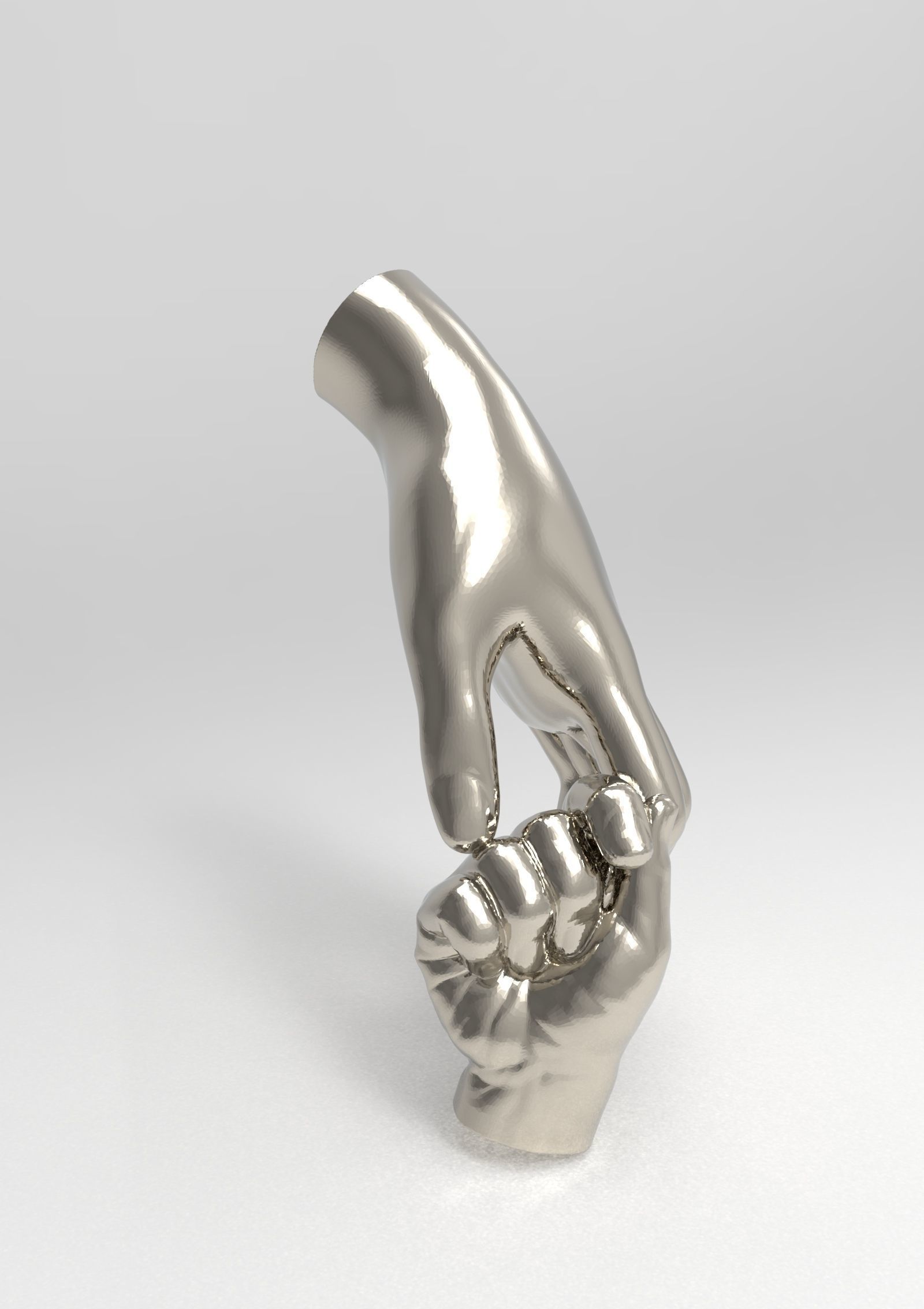 Mother and Baby Hands 3d print model 3D print model_29