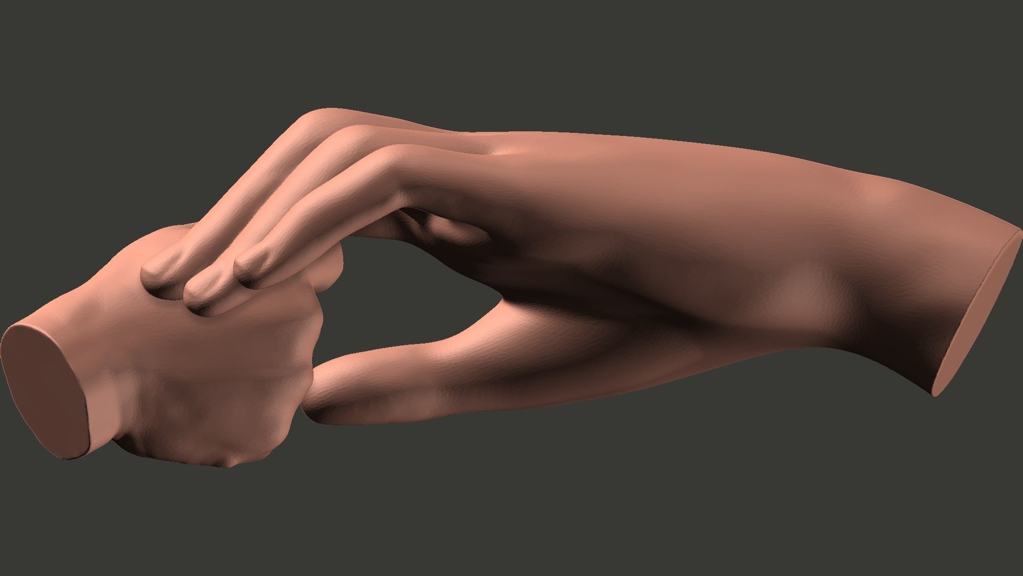 Mother and Baby Hands 3d print model 3D print model_25