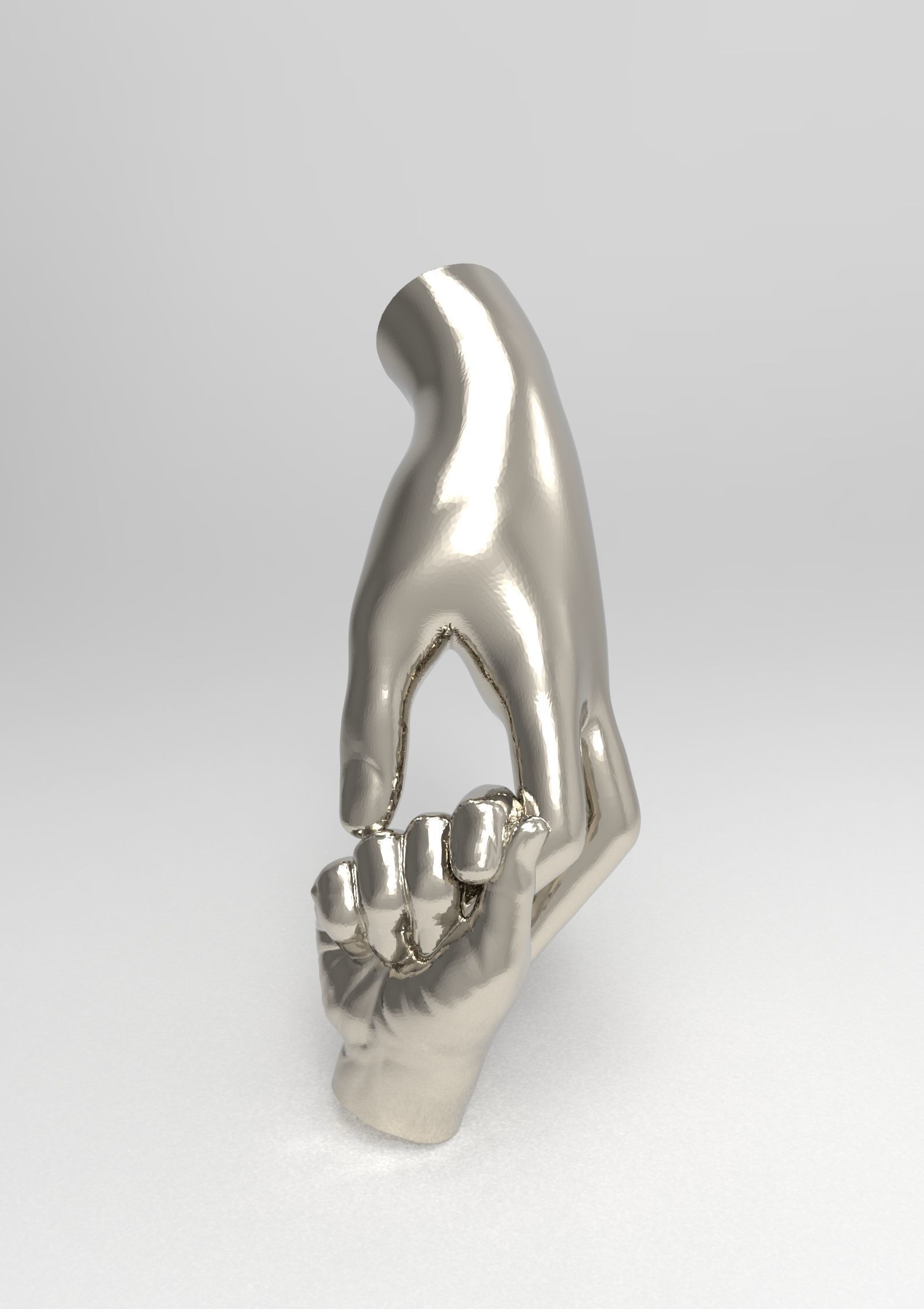 Mother and Baby Hands 3d print model 3D print model_30