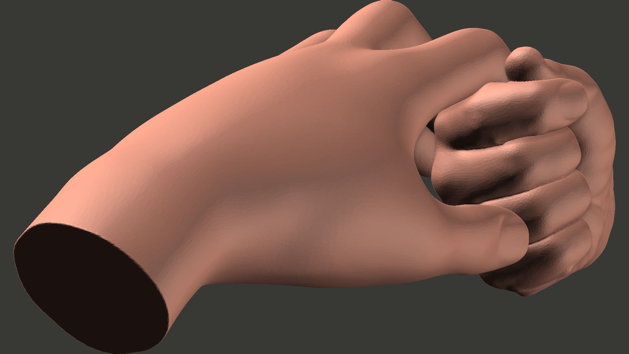 Mother and Baby Hands 3d print model 3D print model_1