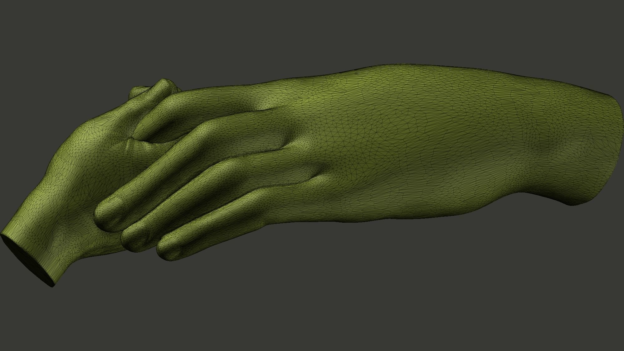 Mother and Baby Hands 3d print model 3D print model_14