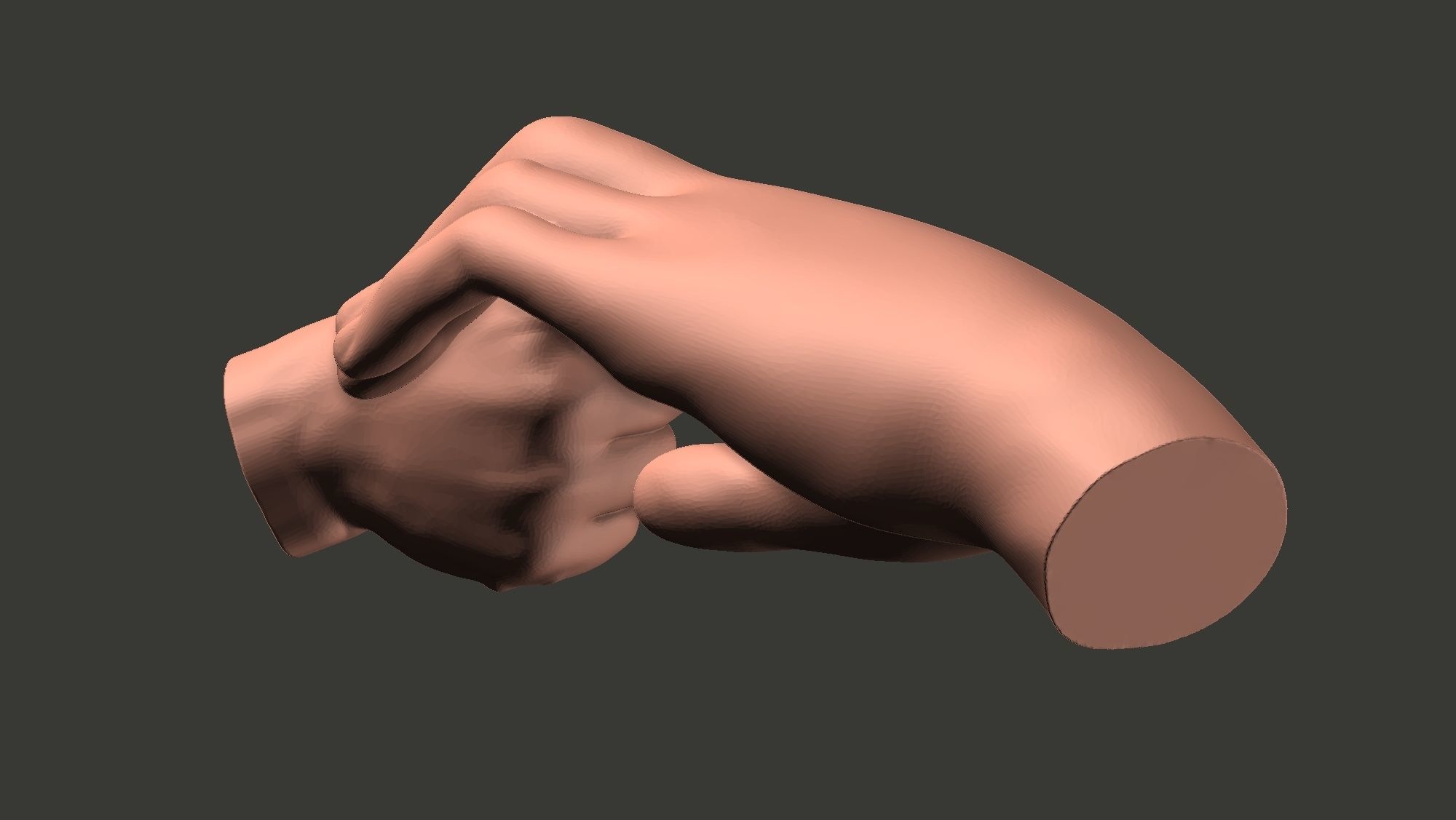 Mother and Baby Hands 3d print model 3D print model_26