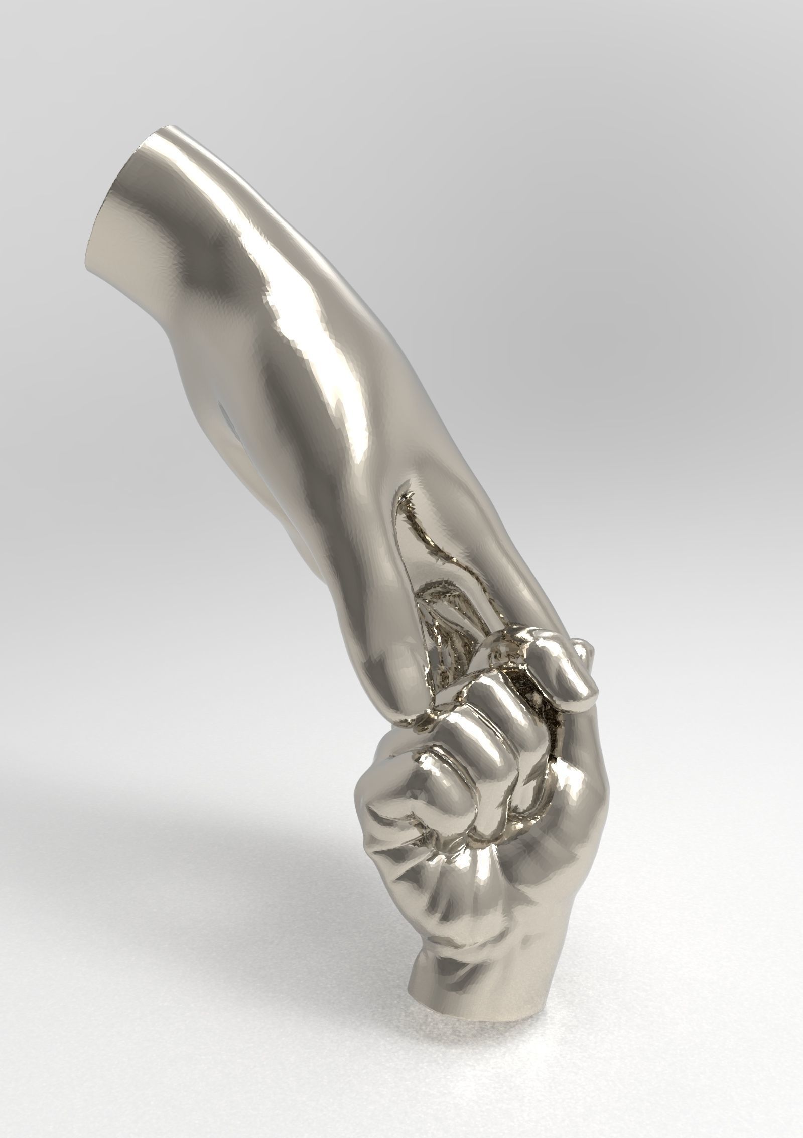 Mother and Baby Hands 3d print model 3D print model_37