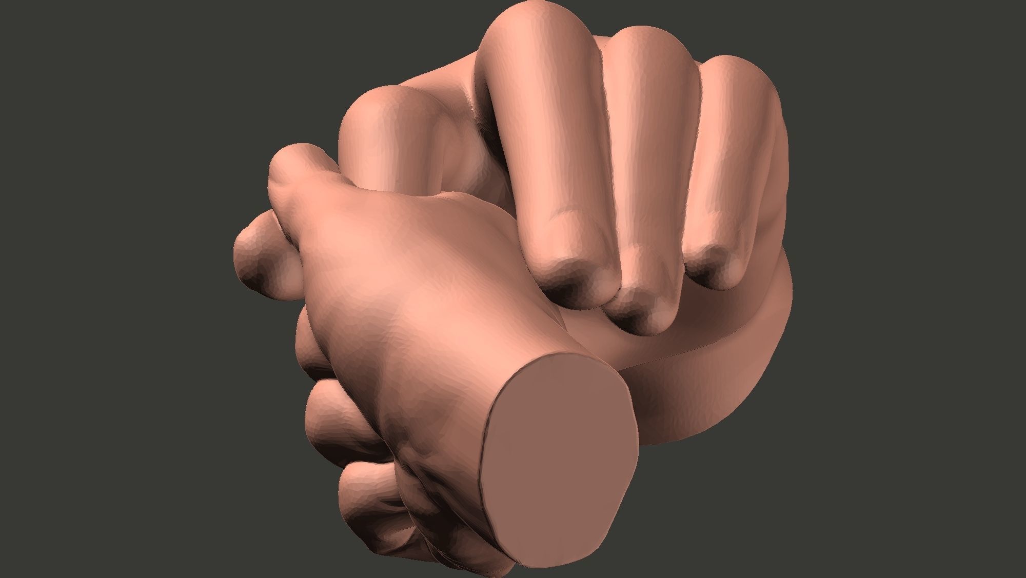 Mother and Baby Hands 3d print model 3D print model_23