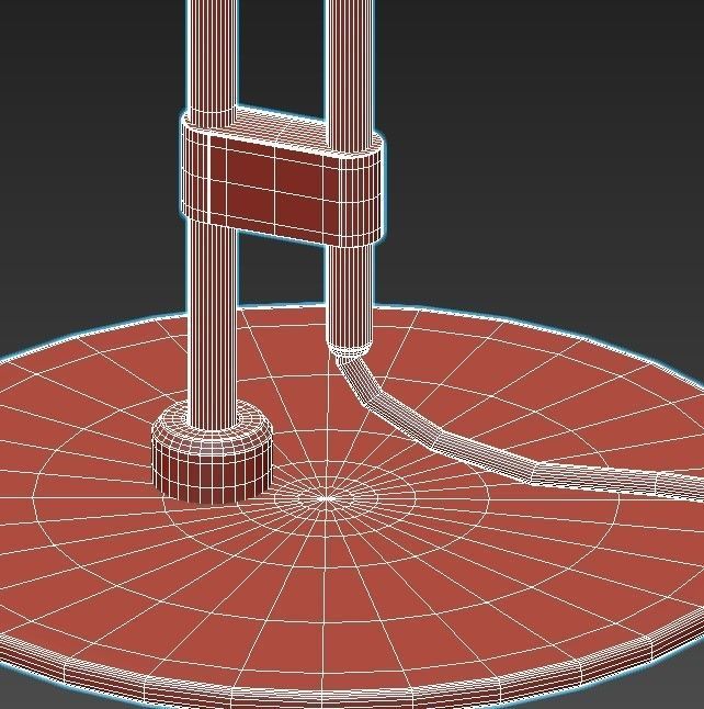 SOPORTE BLACKENED BRASS FLOOR LAMP 3D model_4