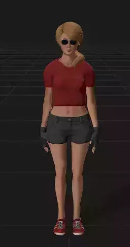 Beautiful Female Gangster