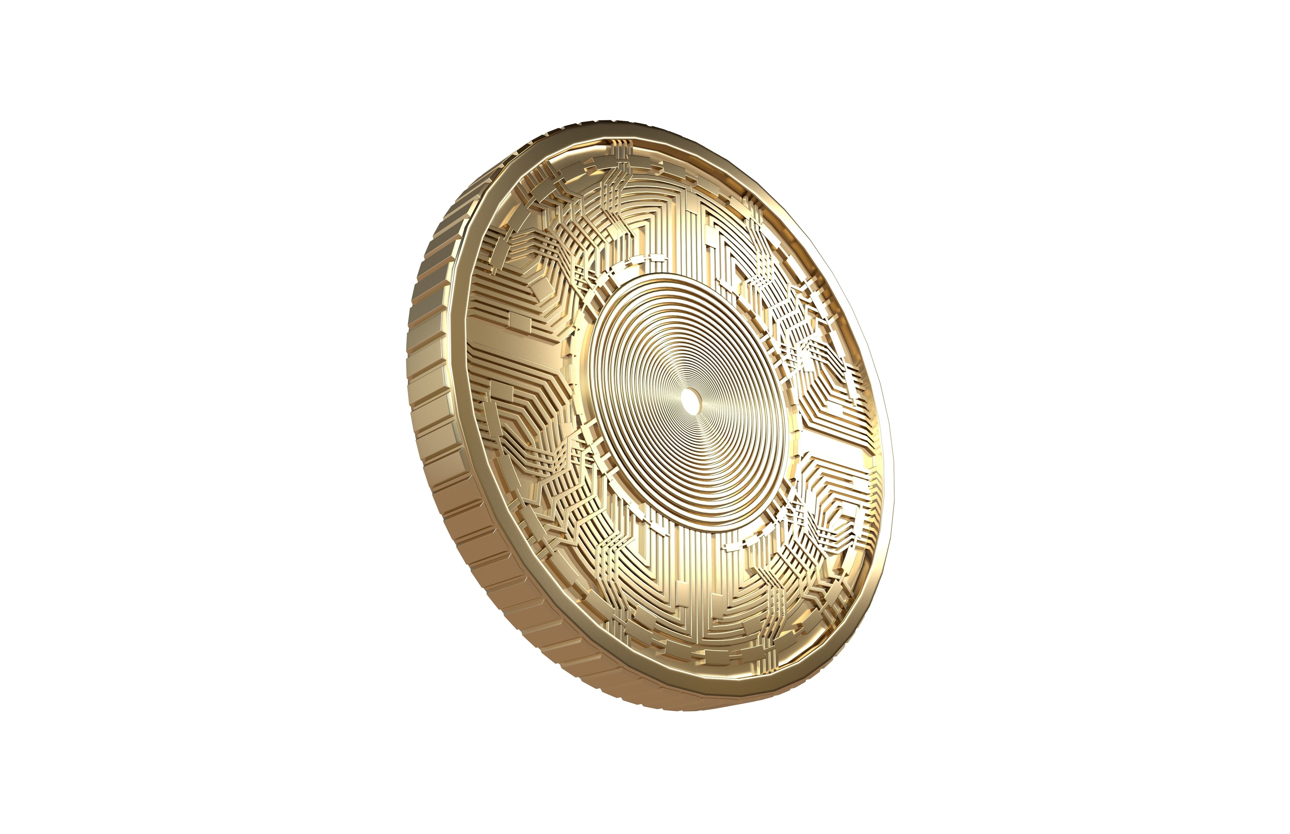 Cardano Coin v6 003 3D model_4