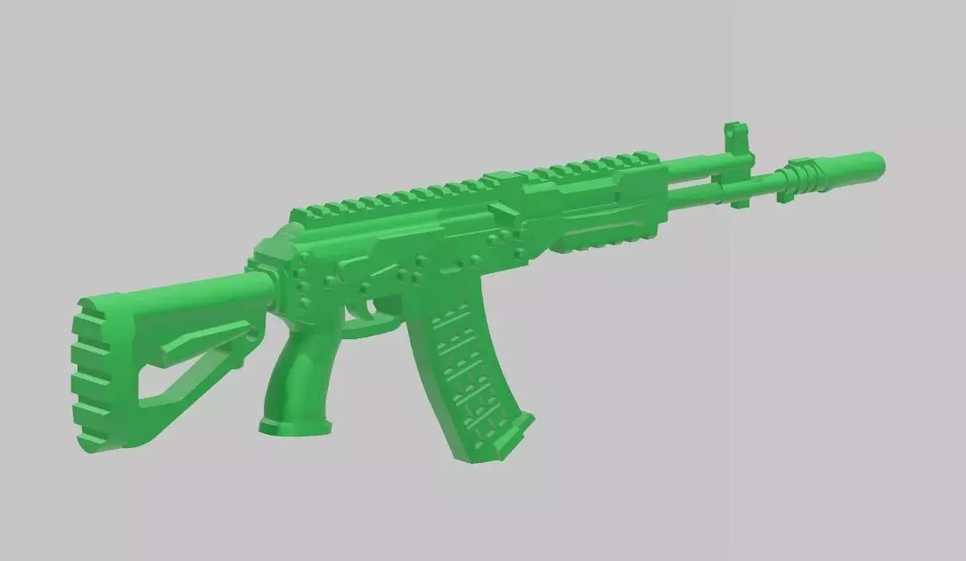 AK-12 3D resin Scale 1-35 3D print model