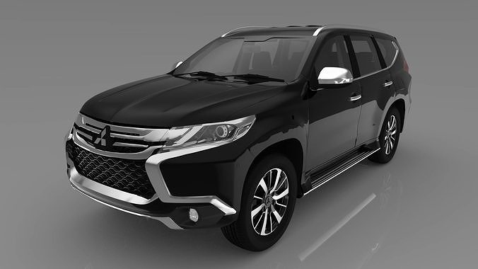 2018 MITSUBISHI PAJERO SPORT DAKAR with HQ INTERIOR 3D model