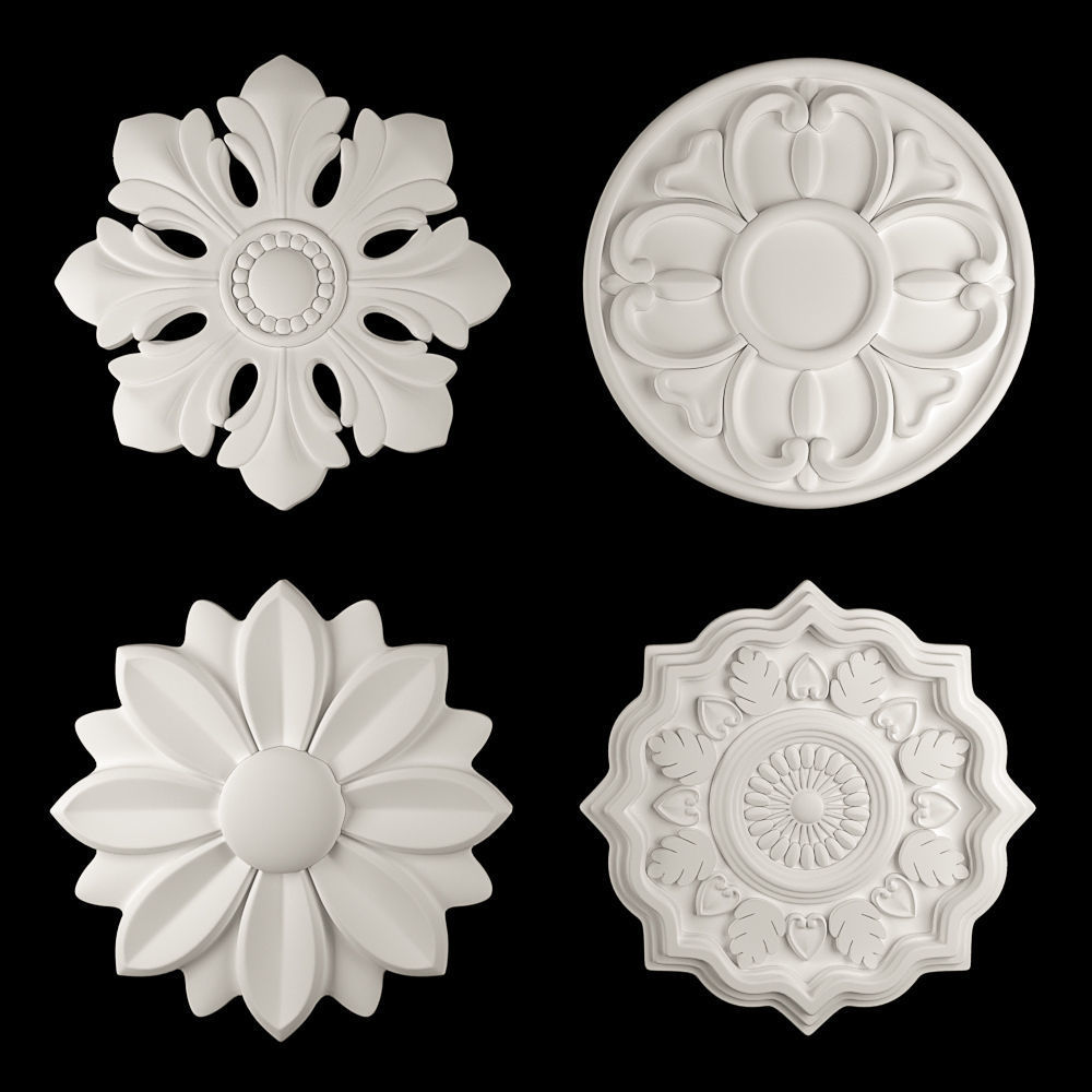 Rosettes 14 3D model_1
