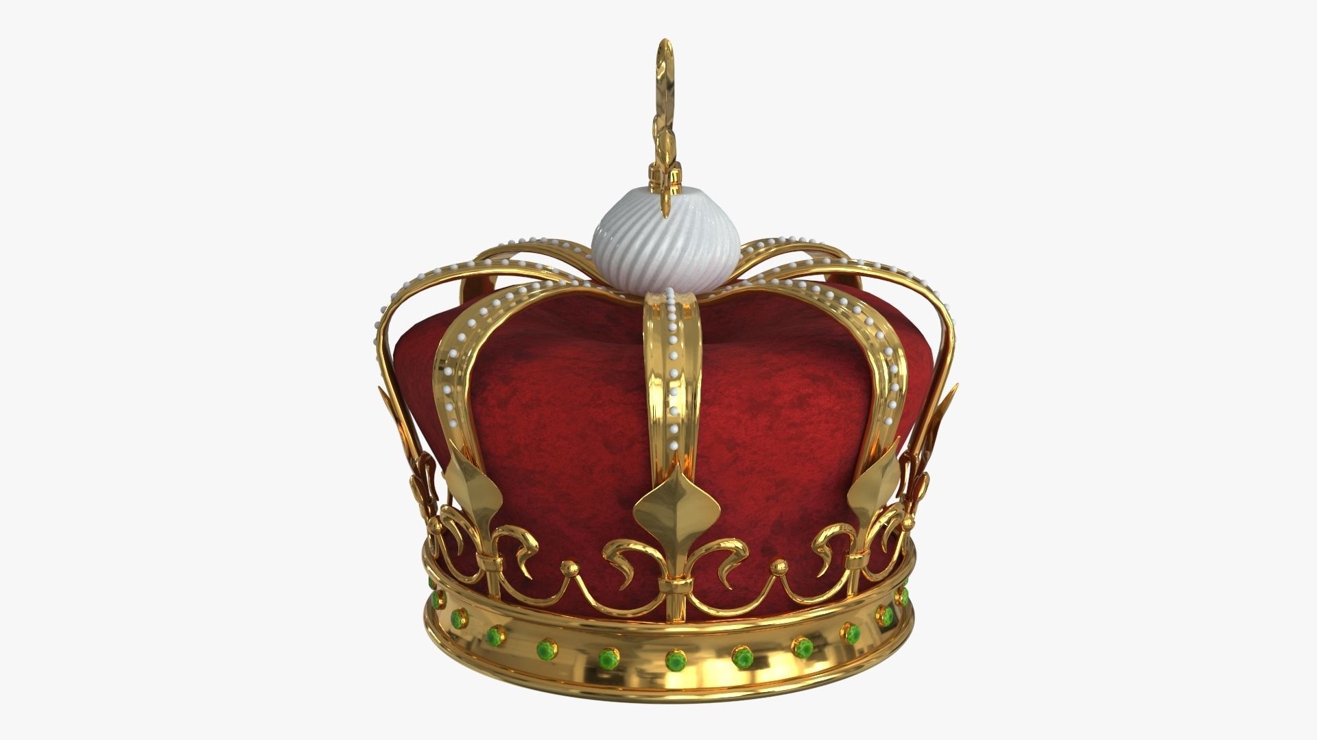 Royal Crown v1 Low-poly 3D model_11