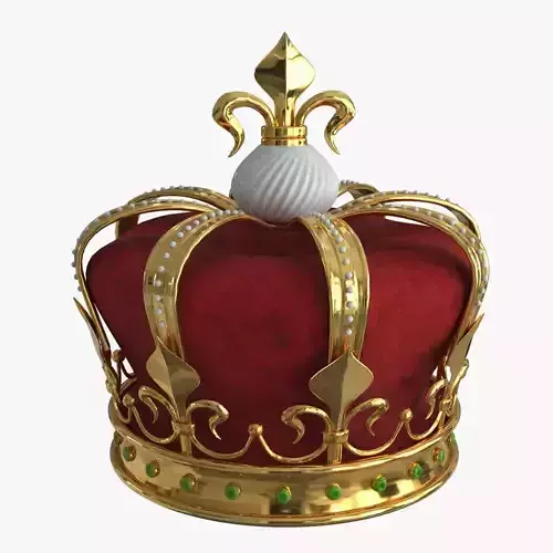 Royal Crown v1 Low-poly 3D model