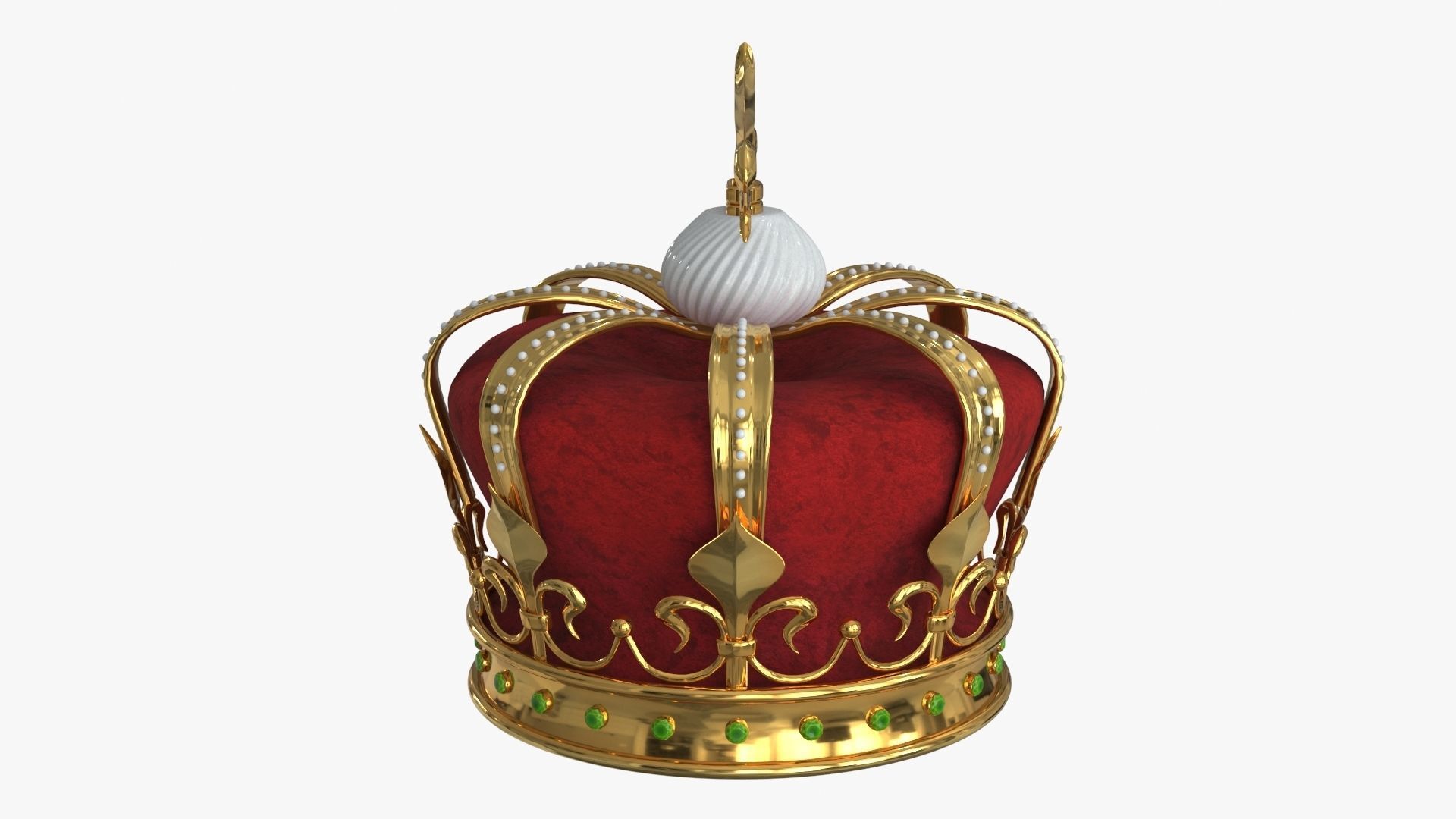 Royal Crown v1 Low-poly 3D model_8