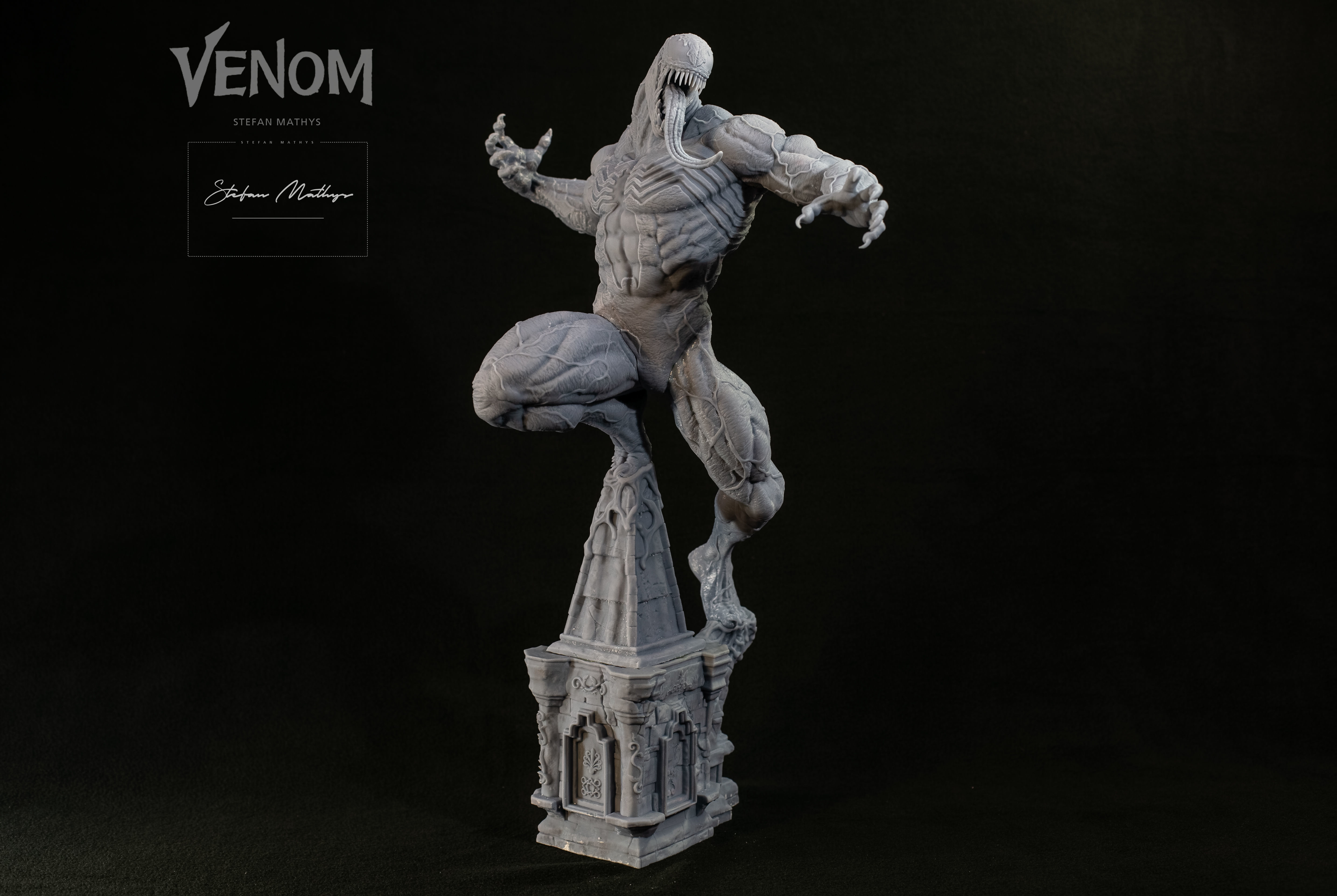 Venom 3D Printing Statue 3D print model_15