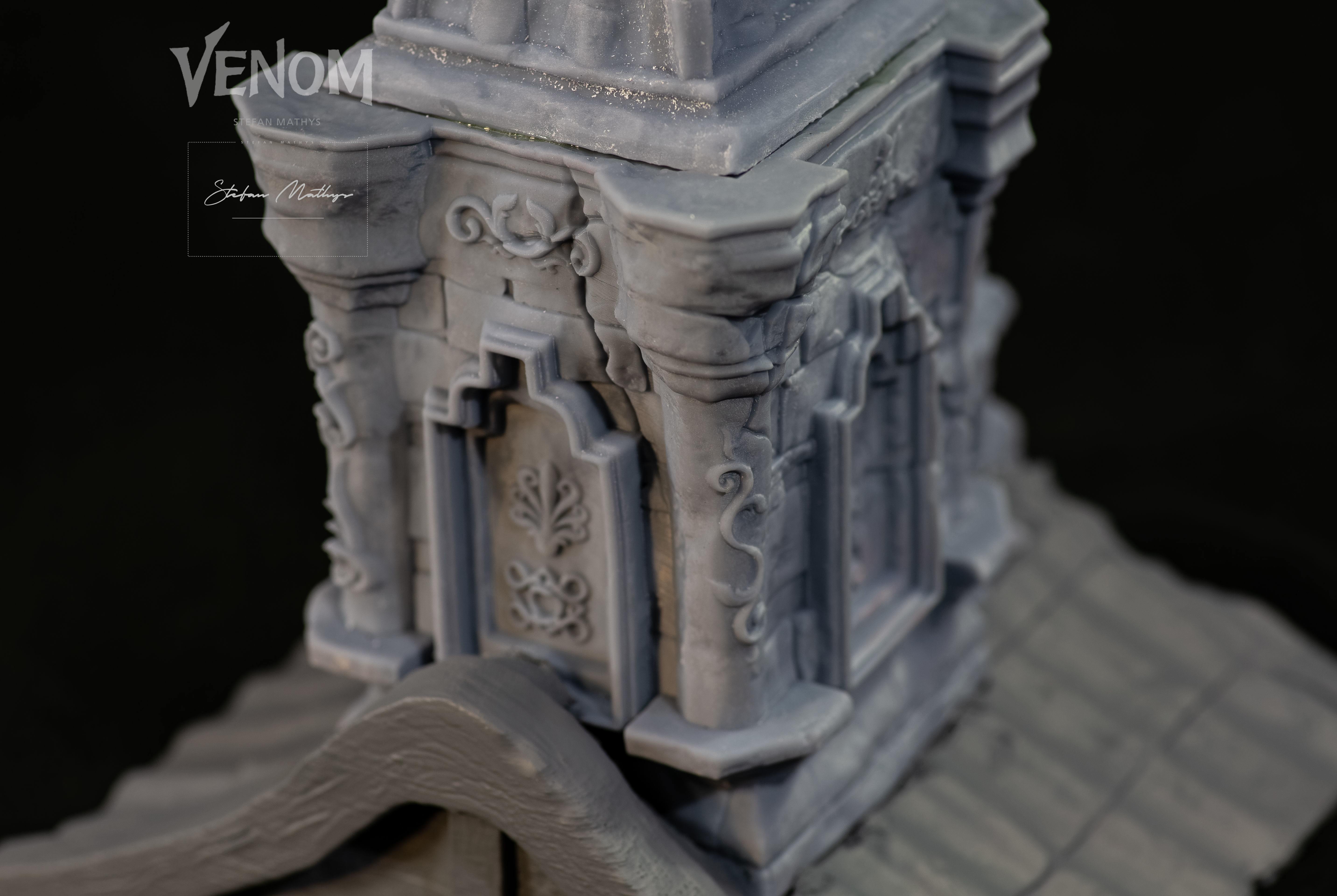 Venom 3D Printing Statue 3D print model_21