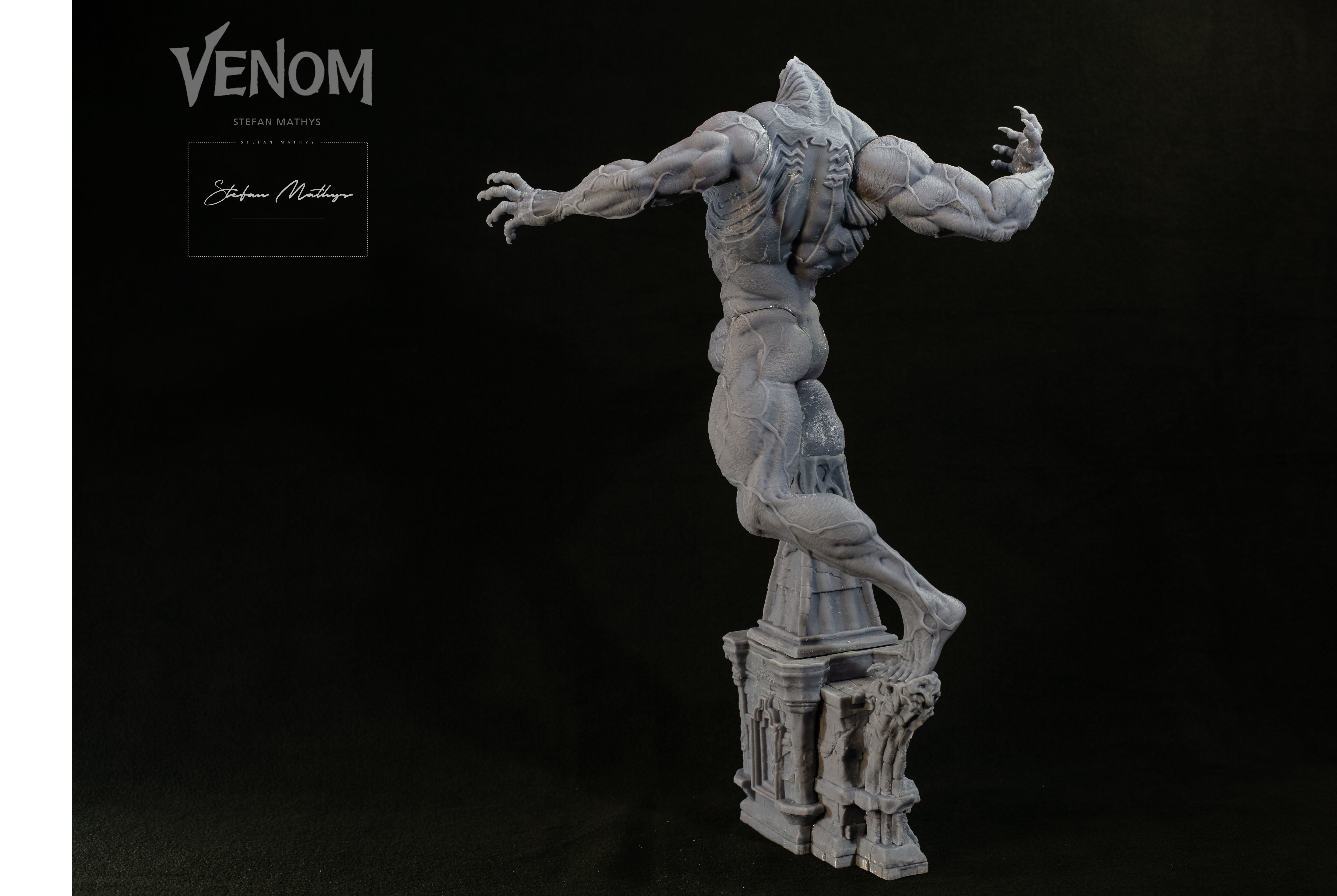 Venom 3D Printing Statue 3D print model_17