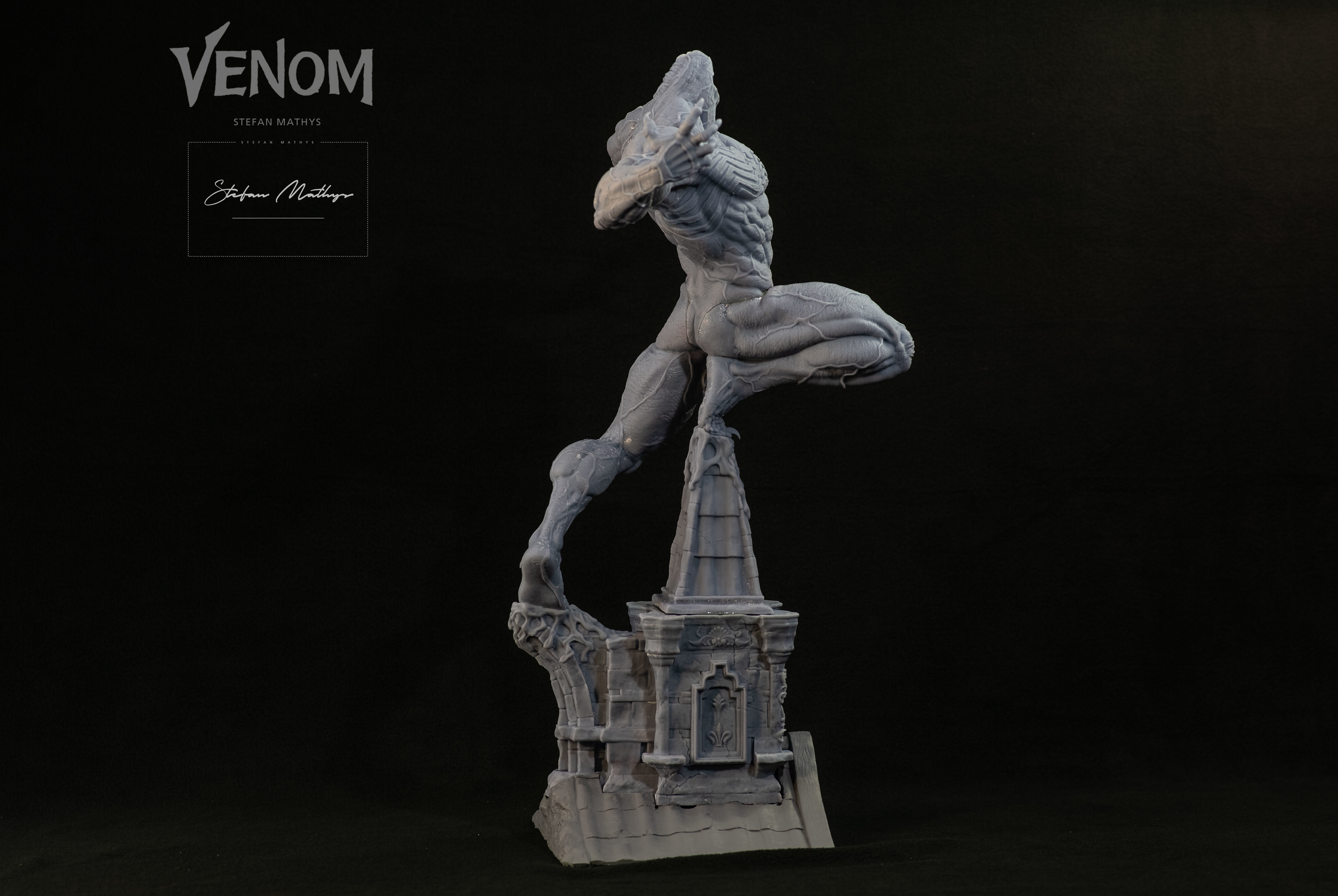 Venom 3D Printing Statue 3D print model_18