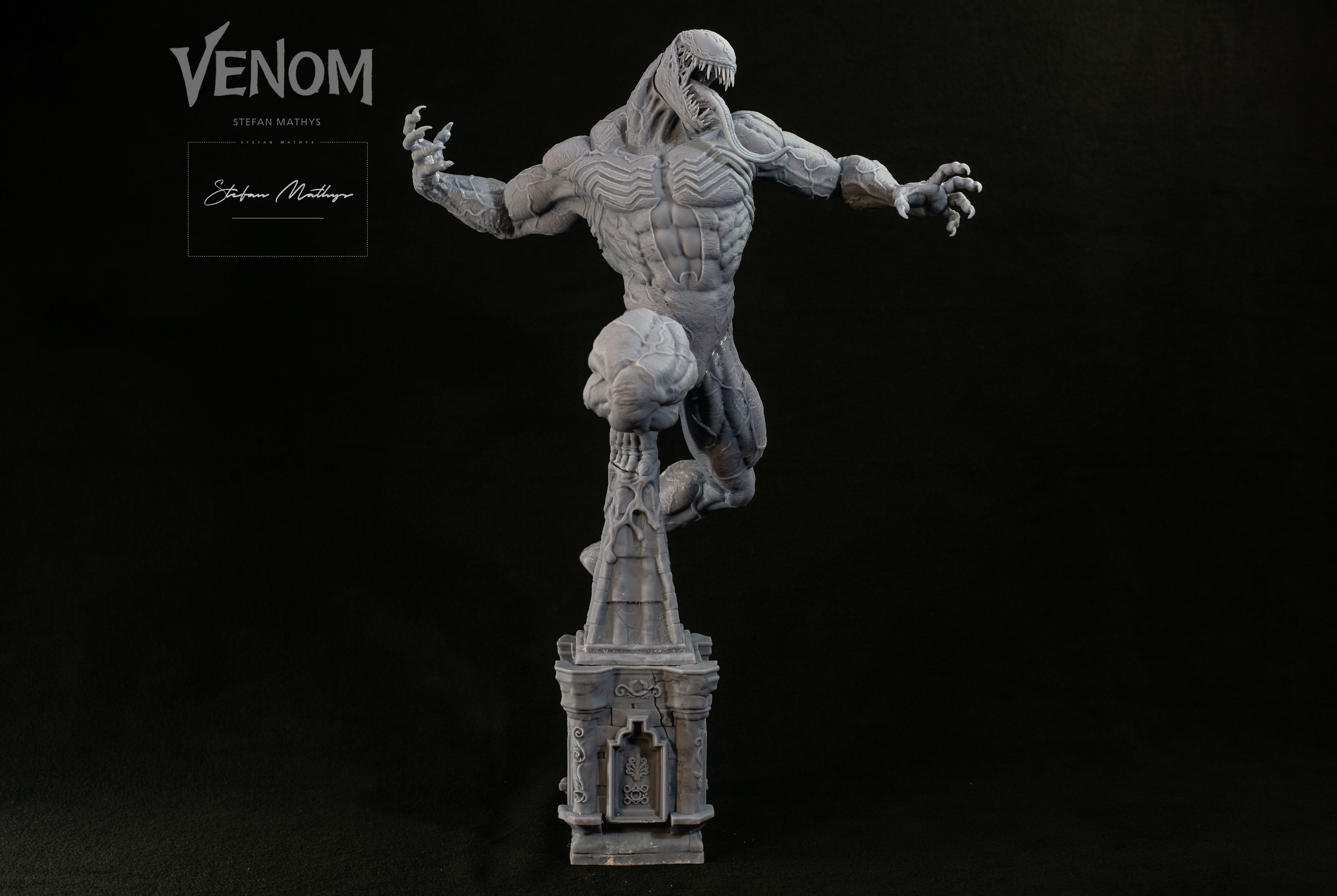 Venom 3D Printing Statue 3D print model_16