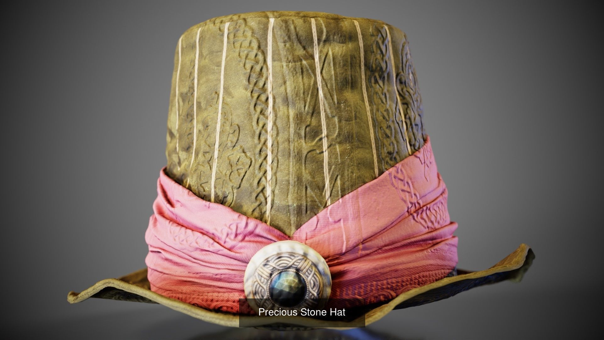 32 Hats and Helmets 3D Model Collection_45