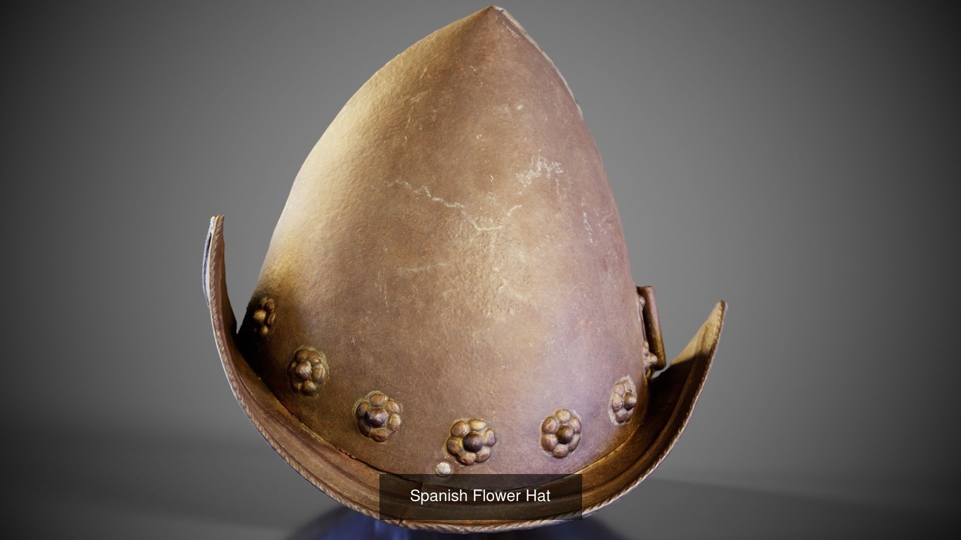 32 Hats and Helmets 3D Model Collection_40