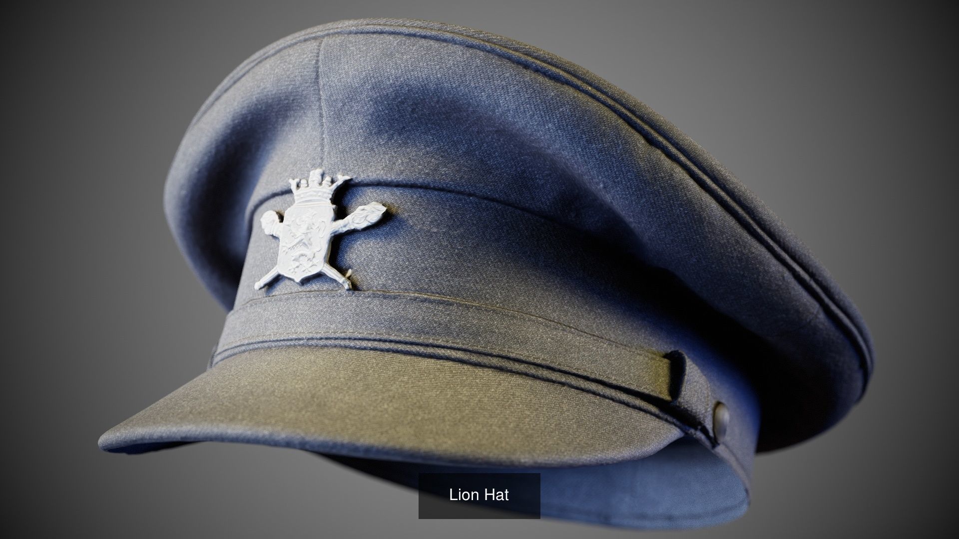32 Hats and Helmets 3D Model Collection_50